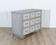 Swedish Gustavian Style Chest of Drawers in Two Shades of Grey Circa 1880 - 4381033