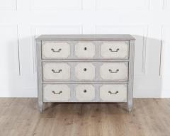 Swedish Gustavian Style Chest of Drawers in Two Shades of Grey Circa 1880 - 4381035