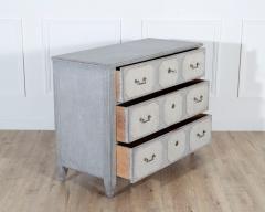 Swedish Gustavian Style Chest of Drawers in Two Shades of Grey Circa 1880 - 4381045