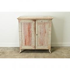 Swedish Gustavian Style Painted Cabinet - 3627074