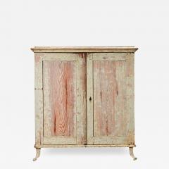 Swedish Gustavian Style Painted Cabinet - 3719247