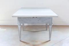 Swedish Gustavian Style Painted Coffee Table with Drop Leaves 20th Century - 3722296