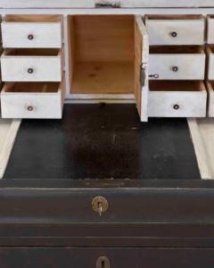 Swedish Gustavian Style Roll Top Secretary Cabinet - 4737164
