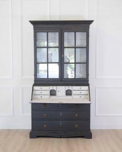 Swedish Gustavian Style Secretary and Vitrine - 4737120