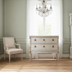Swedish Gustavian White Painted Chest of Drawers - 4502192