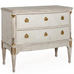 Swedish Gustavian White Painted Chest of Drawers - 4502194