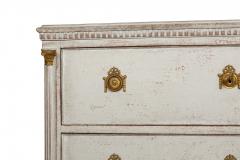 Swedish Gustavian White Painted Chest of Drawers - 4502197