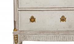 Swedish Gustavian White Painted Chest of Drawers - 4502199