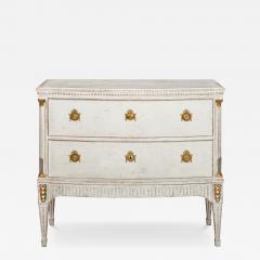 Swedish Gustavian White Painted Chest of Drawers - 4504280