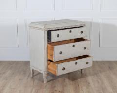 Swedish Gustavian Writing Chest of Drawers circa 1840 1850 - 4367921