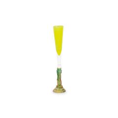 Swedish Kosta Boda Yellow Champagne Glass - 4742266