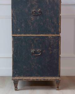 Swedish Late 18th Century Painted Captains Chest - 4571681