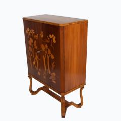Swedish Mahogany Art Deco Bar cabinet 1930 40s - 4704911