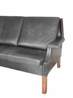 Swedish Mid Century Leather Sofa - 1311364