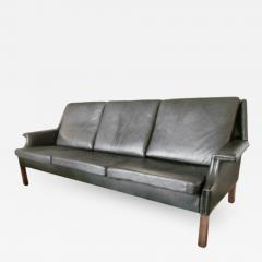 Swedish Mid Century Leather Sofa - 1311701