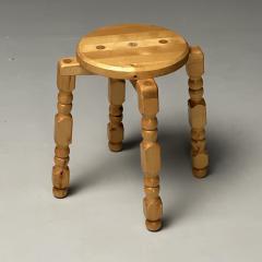 Swedish Mid Century Modern Playful Stools Birch Sweden 1960s - 3629854