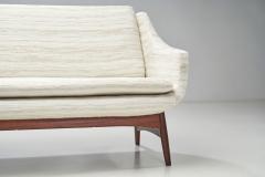 Swedish Mid Century Sofa with Structural Legs Sweden 1960s - 2273081