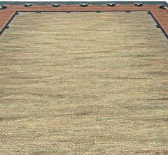 Swedish Midcentury Light Gray Blue and Pink Handwoven Wool Rug by ABJ  - 2439954