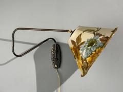 Swedish Modern Adjustable Wall Light Copper Sweden 1970s - 4491481