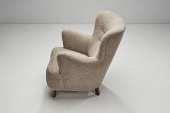 Swedish Modern Armchairs with Curling Arms Sweden 1940s - 2786896