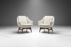 Swedish Modern Armchairs with Structural Legs Sweden 1960s - 2273133