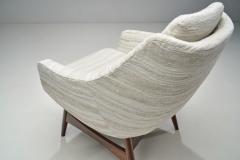 Swedish Modern Armchairs with Structural Legs Sweden 1960s - 2273141