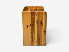 Swedish Modern Bedside Tables Knotty Pine Sweden 1960s - 4617581
