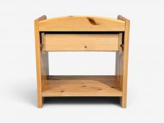 Swedish Modern Bedside Tables Knotty Pine Sweden 1960s - 4617582