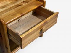 Swedish Modern Bedside Tables Knotty Pine Sweden 1960s - 4617583