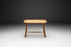 Swedish Modern Birch Side Table with Turned Legs Sweden ca 1940s - 4386928