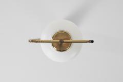 Swedish Modern Brass Ceiling Lamp Sweden 1950s - 2935242