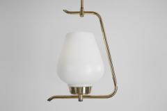 Swedish Modern Brass Ceiling Lamp Sweden 1950s - 2935248