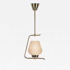 Swedish Modern Brass Ceiling Lamp Sweden 1950s - 2940063