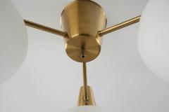 Swedish Modern Brass Ceiling Light by Asea AB Sweden 1950s - 2929922