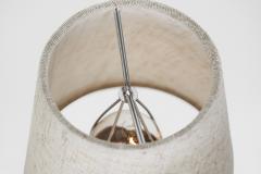Swedish Modern Brass Ceiling Light with Fabric Shades Mid 20th Century - 3376919