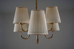 Swedish Modern Brass Chandelier - 4469470