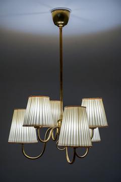 Swedish Modern Brass Chandelier - 4469478
