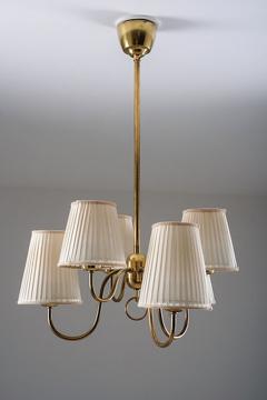 Swedish Modern Brass Chandelier - 4469480