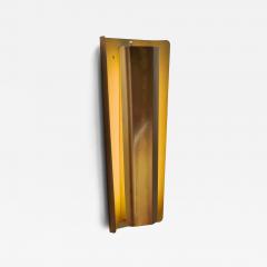 Swedish Modern Brass Wall Lamp with a White Lacquered Finish Sweden ca 1940s - 4296960