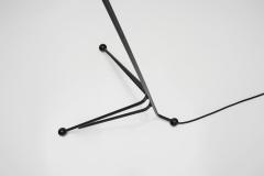 Swedish Modern Brass and Metal Floor Lamp Sweden 1950s - 4543467