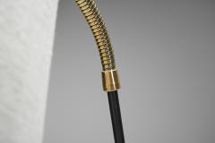 Swedish Modern Brass and Metal Floor Lamp Sweden 1950s - 4561978