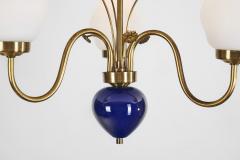 Swedish Modern Ceiling Lamp with Floral Details Sweden ca 1950s - 3245685