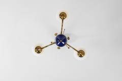 Swedish Modern Ceiling Lamp with Floral Details Sweden ca 1950s - 3245686