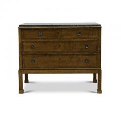Swedish Modern Classicism Chest in Birch with Original Marble Top - 531719