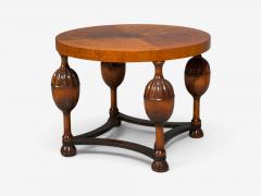 Swedish Modern Coffee Table Stained Birch Sweden 1930s - 4753154