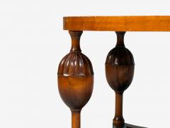 Swedish Modern Coffee Table Stained Birch Sweden 1930s - 4753156