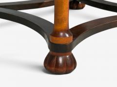 Swedish Modern Coffee Table Stained Birch Sweden 1930s - 4753157