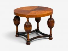 Swedish Modern Coffee Table Stained Birch Sweden 1930s - 4753160