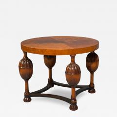 Swedish Modern Coffee Table Stained Birch Sweden 1930s - 4753264
