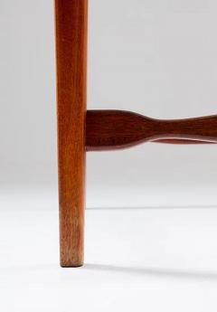 Swedish Modern Coffee Table in Mahogany and Glass 1940s - 2258327